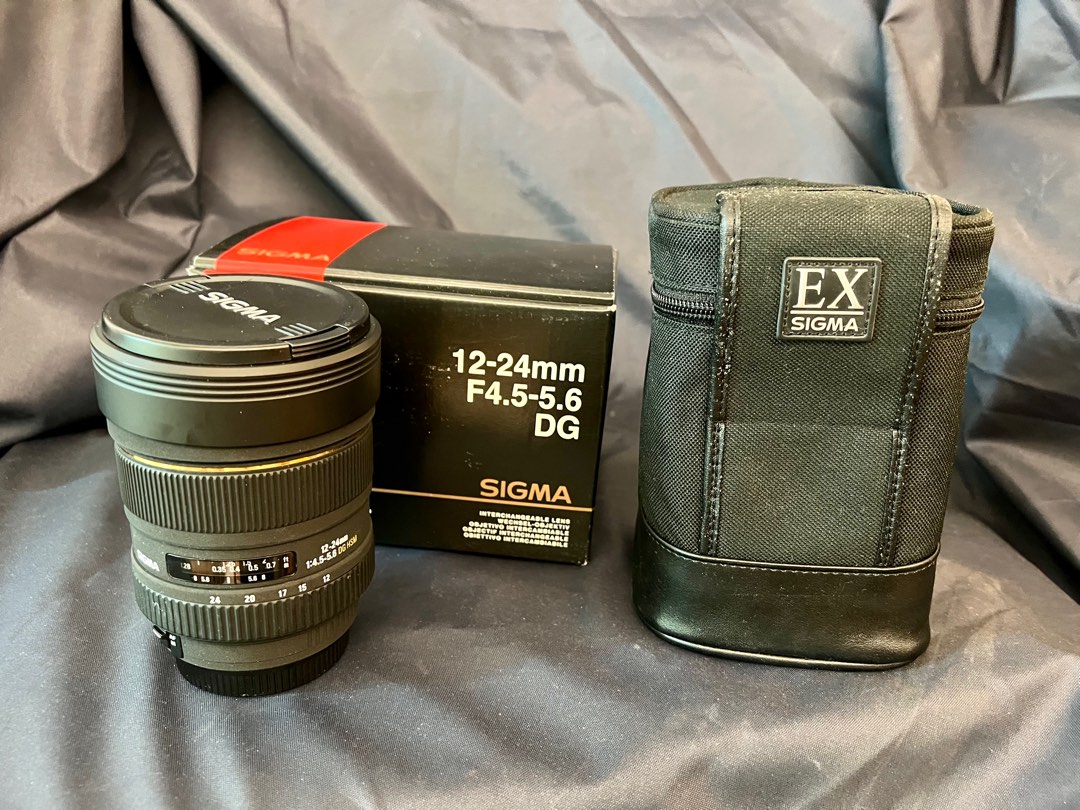 Sigma 12-24 F4.5-5.6 DG HSM for Canon EF, 攝影器材, 鏡頭及裝備