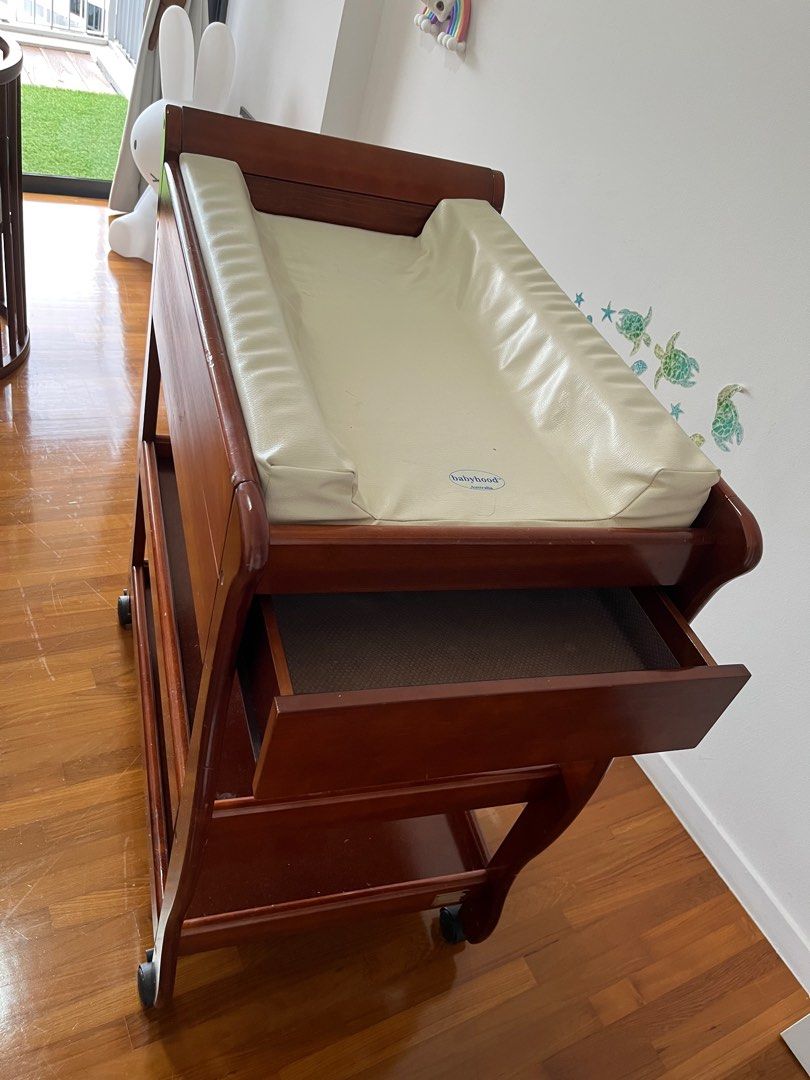 Solid wood sale changing table