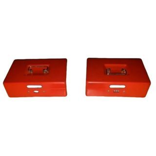 SR - CASH BOXES (red) , keyless (number combination coded)
