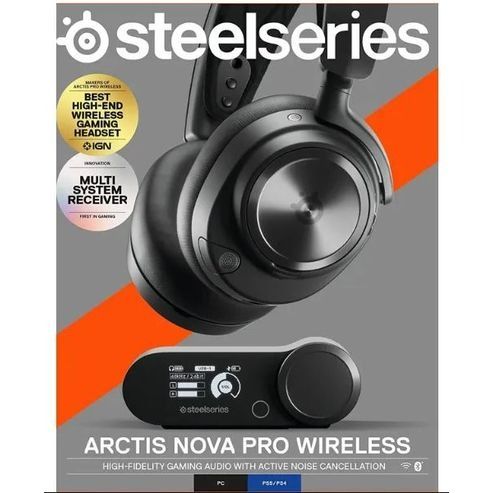 全新行貨】Steelseries Arctis Nova Pro Wireless ANC 2.4G及藍牙無線