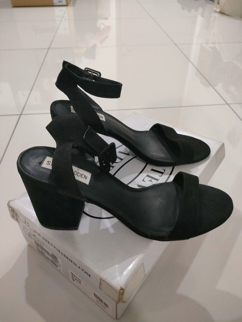 Steve madden hotsell suede block heel