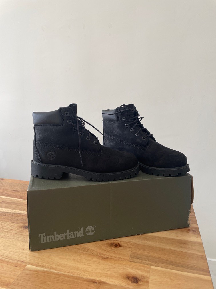 Timberland Boots Black Suede Women s Fashion Footwear Boots on