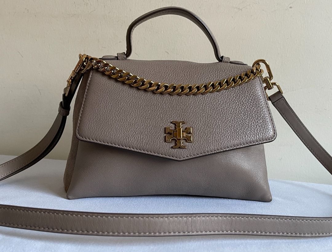 Tory burch kira best sale mixed material top handle