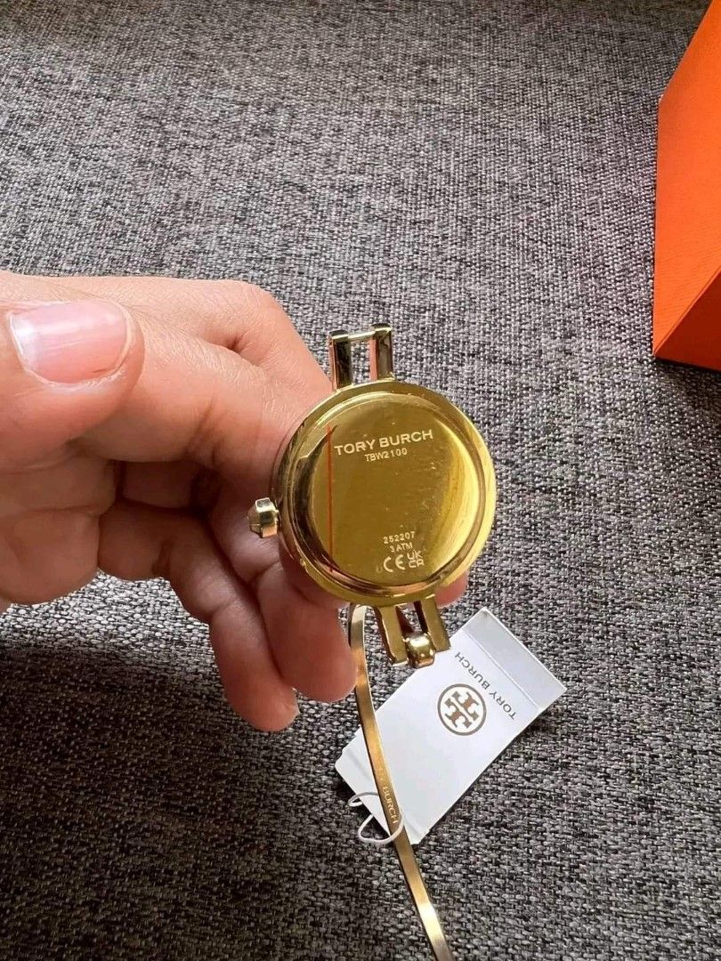 Tory Burch Tbw2100 Gigi Bangle Stainless Steel Watch, Women's Fashion