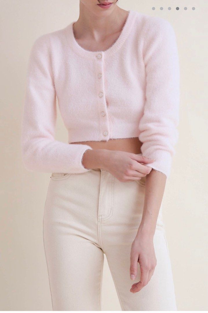 Fuzzy soft hotsell cardigan