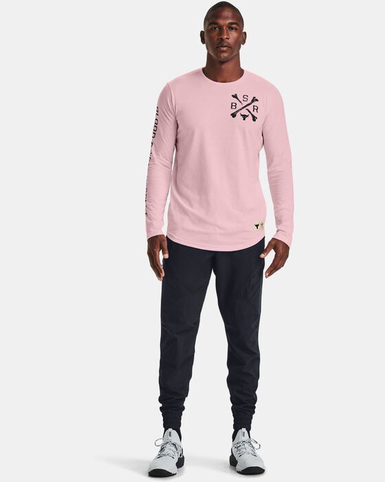 Mens pink under outlet armour long sleeve shirt