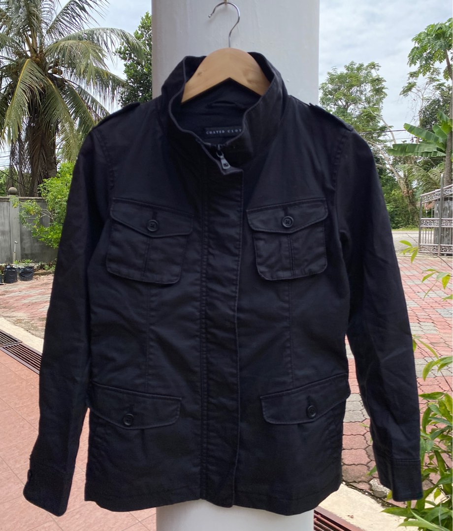 Uniqlo coated sale cloth jacket