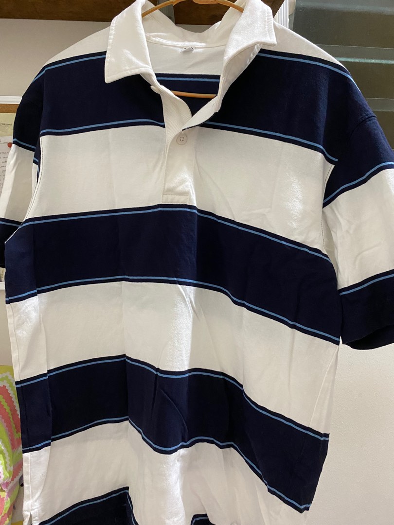 Uniqlo rugged striped polo shirt, Men's Fashion, Tops & Sets, Tshirts ...