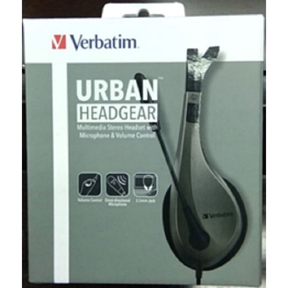 Headphones multimedia verbatim new arrivals with volume control