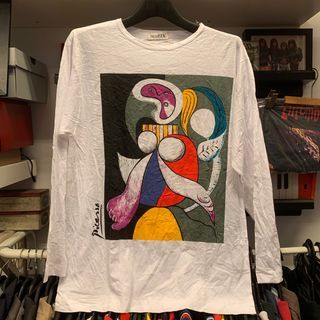 Vintage 80s picasso art t shirt
