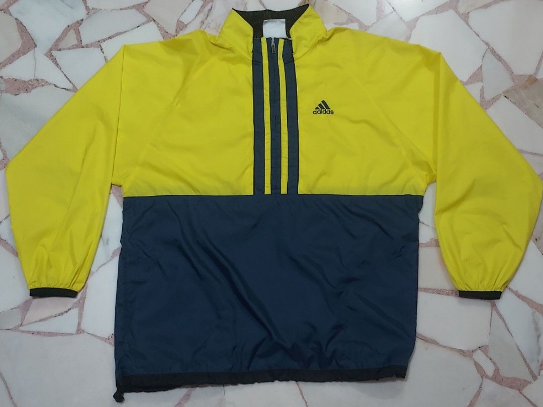 Adidas yellow top anorak
