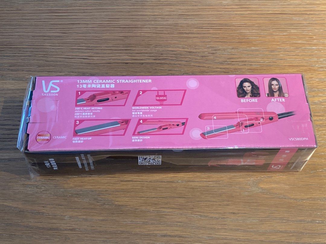Vidal sassoon pink mini 13mm ceramic straightener online