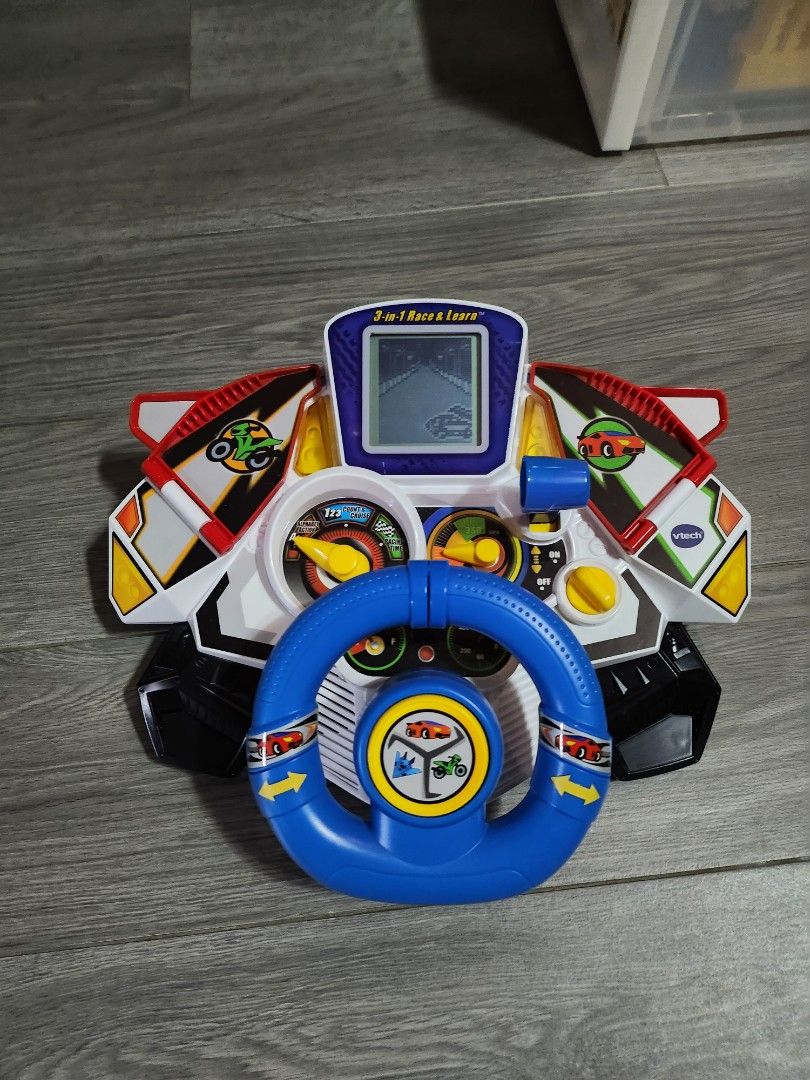 Vtech 3in1 Race and Learn, 興趣及遊戲, 玩具 & 遊戲類 Carousell