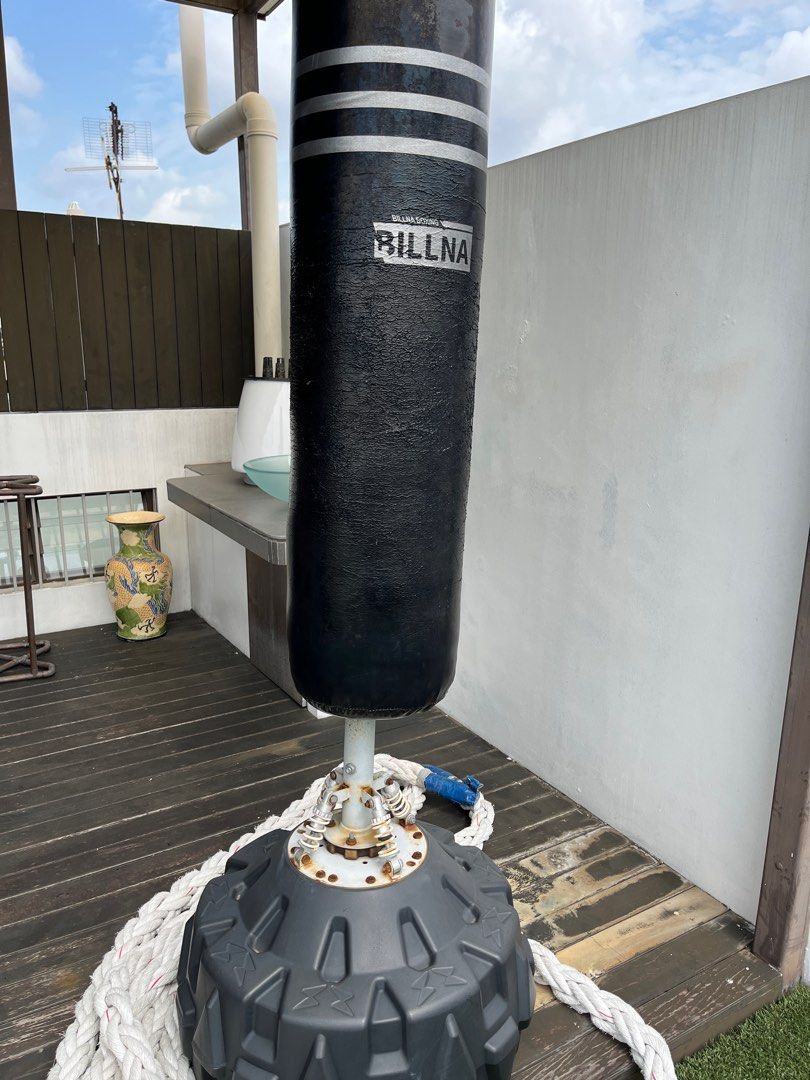 Used free cheap standing punching bag
