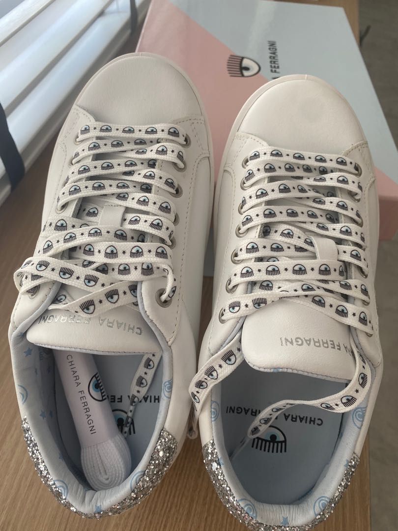 Chiara ferragni sneakers bianche outlet