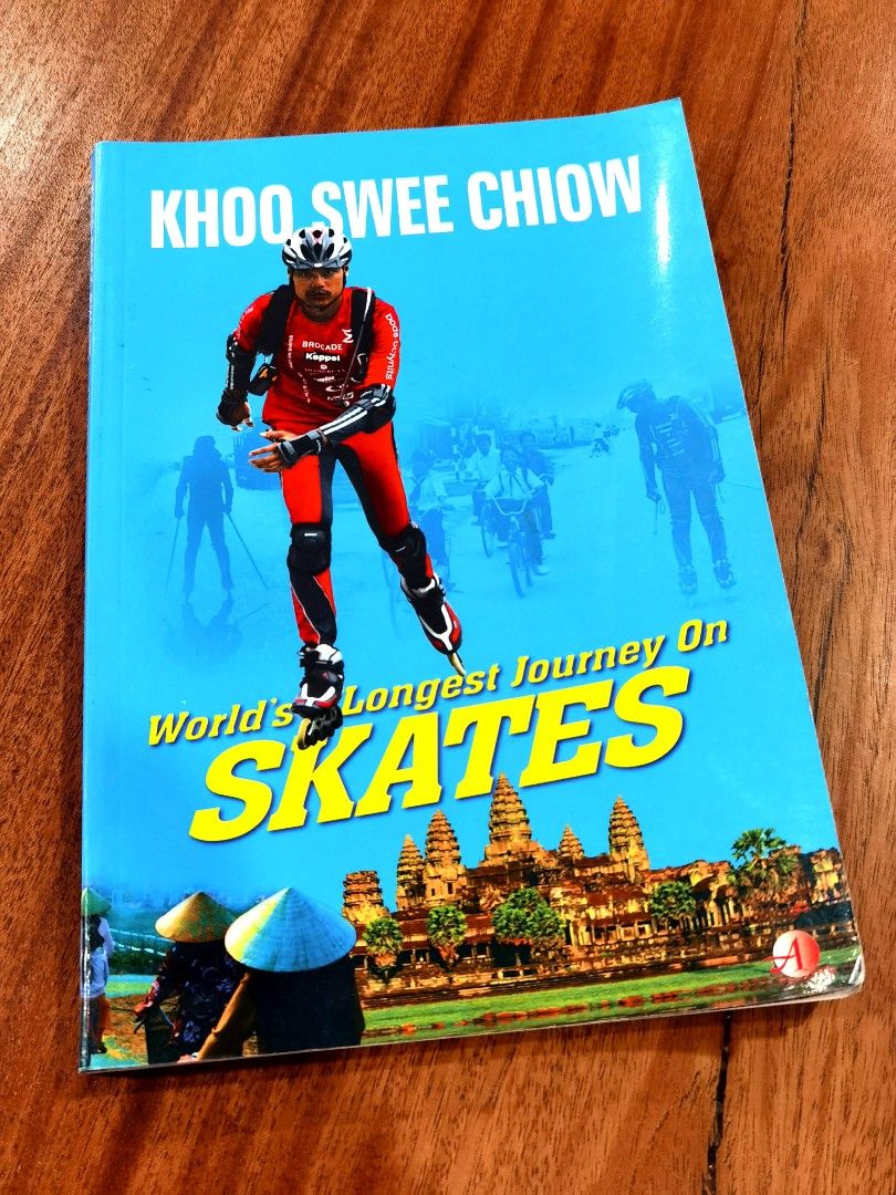 World Longest Journey Of Skates Guinness World Records Book By Khoo