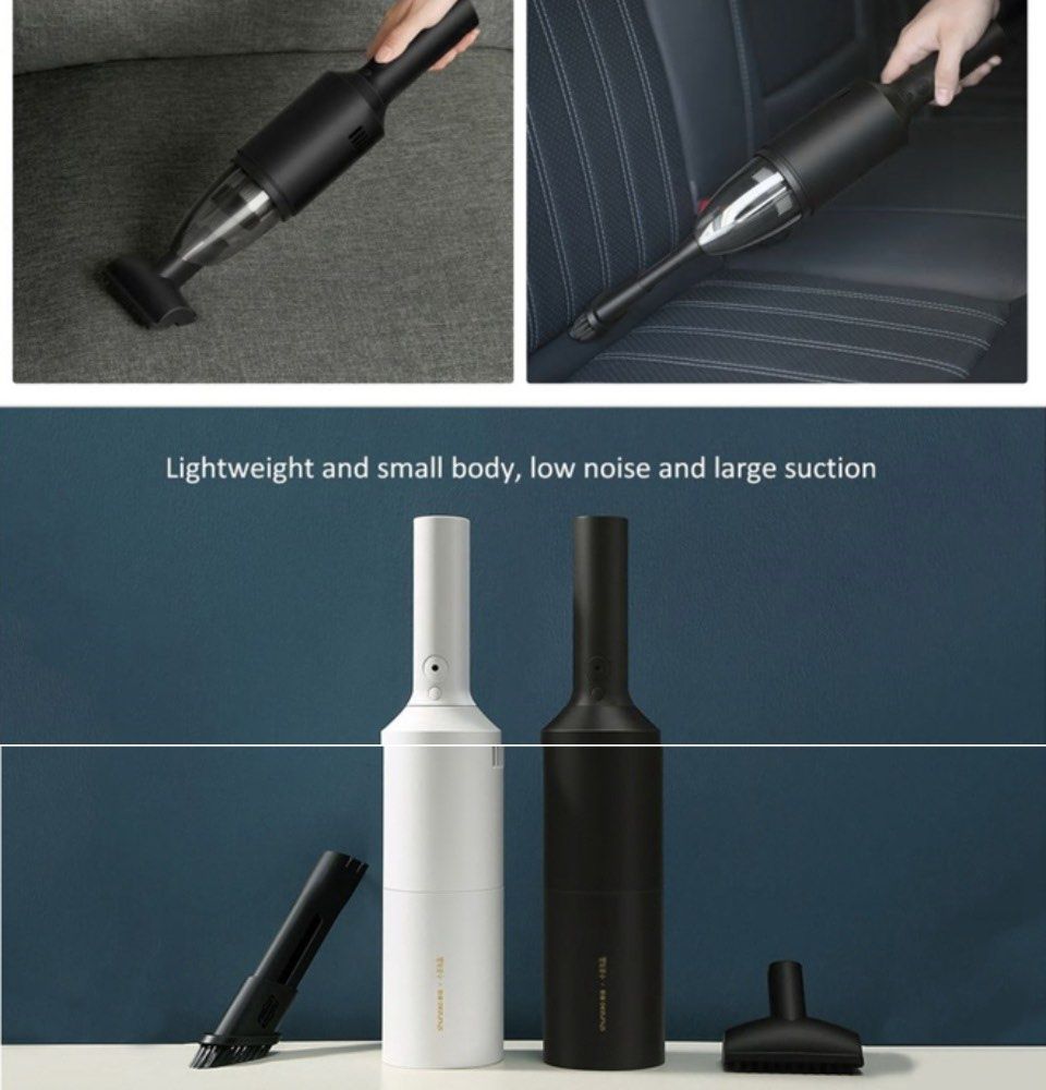 Xiaomi Shunzao Z1 Pro Portable Handheld Vacuum Cleaner USB Wireless Charging, TV & Home