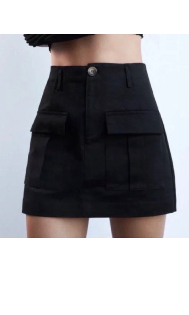 ZARA Cargo Skirt XS, Women's Fashion, Bottoms, Skirts on Carousell
