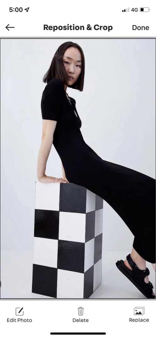 Zara black knitted dress Women s Fashion Dresses Sets Dresses on