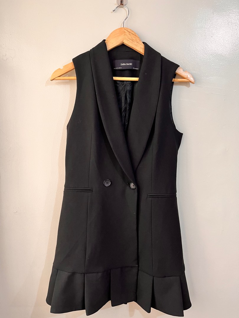 Sleeveless coat zara hot sale