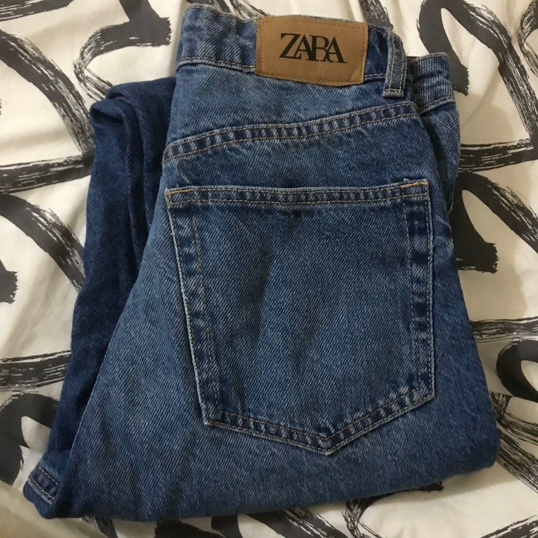 Zara jeans new WITH tag dark blue, Women's Fashion, Bottoms, Jeans &  Leggings on Carousell
