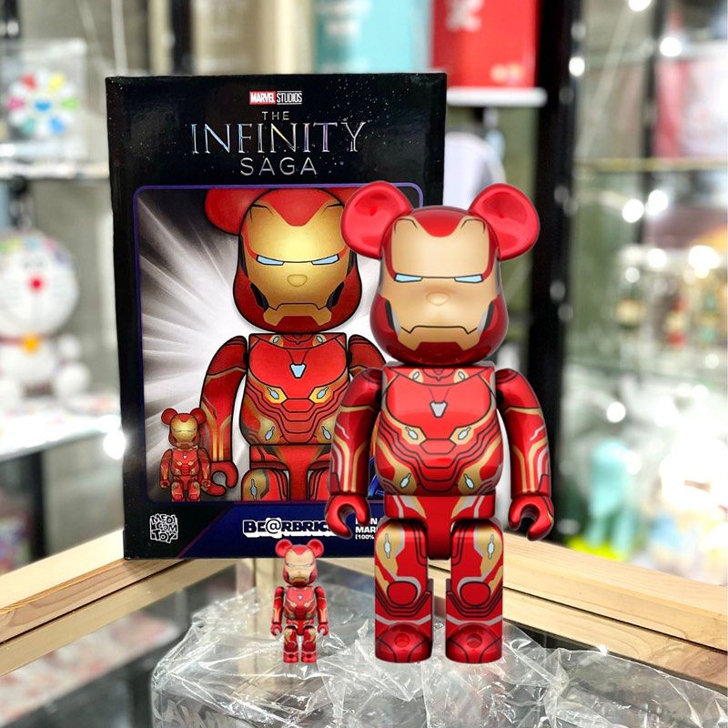 BE@RBRICK IRON MAN MARK III 100％ & 400％ - その他 ...