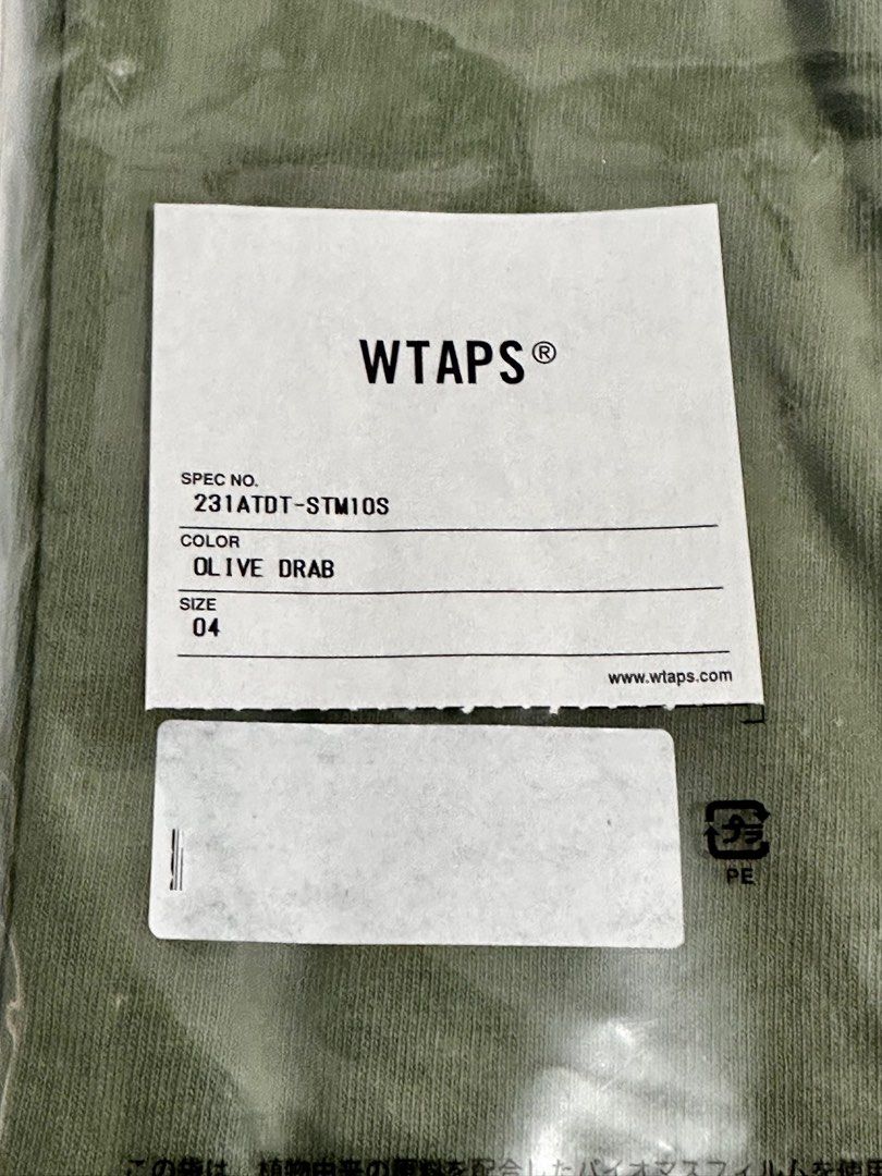 100%News WTAPS 231ATDT-STM10S SIGN / SS / COTTON Size 4, 男裝