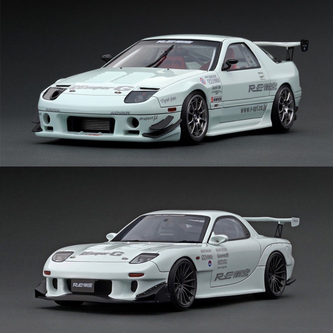 1/18 Ignition Model Mazda RX7 RE-Amemiya FC3S and FD3S, Hobbies ...
