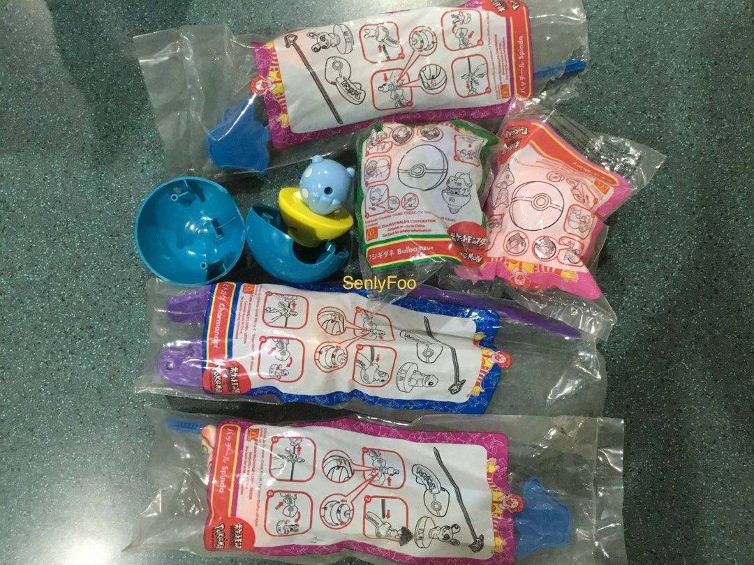 Mcdonald's pokemon discount toys 1999