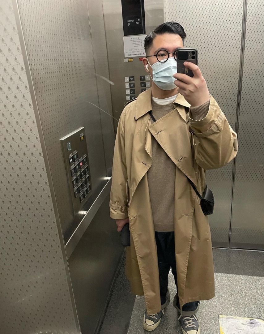 ジャケット・アウター 20ss AURALEE Finx big trench coat size:3 少穿近全新20SS AURALEE FINX POLYESTER BIG TRENCH COAT（BEIGE
