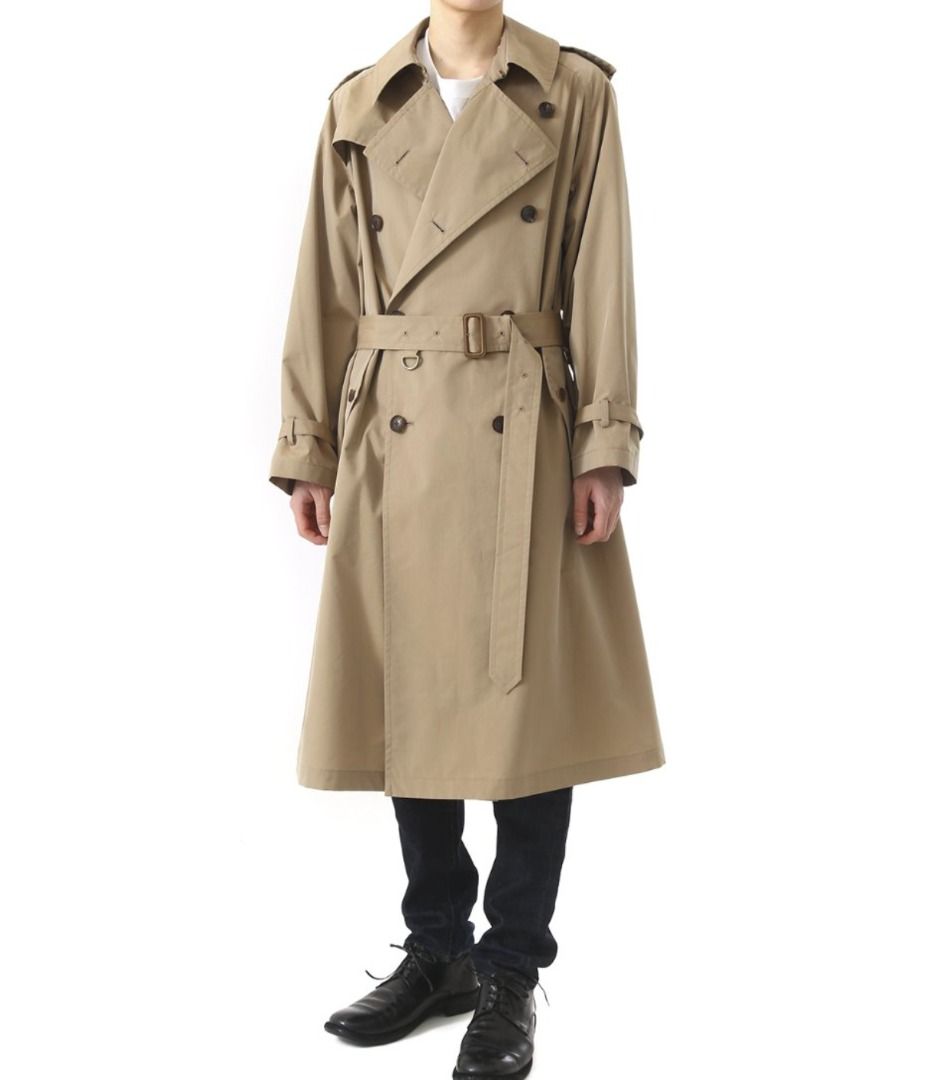 少穿近全新20SS AURALEE FINX POLYESTER BIG TRENCH COAT（BEIGE） 3號