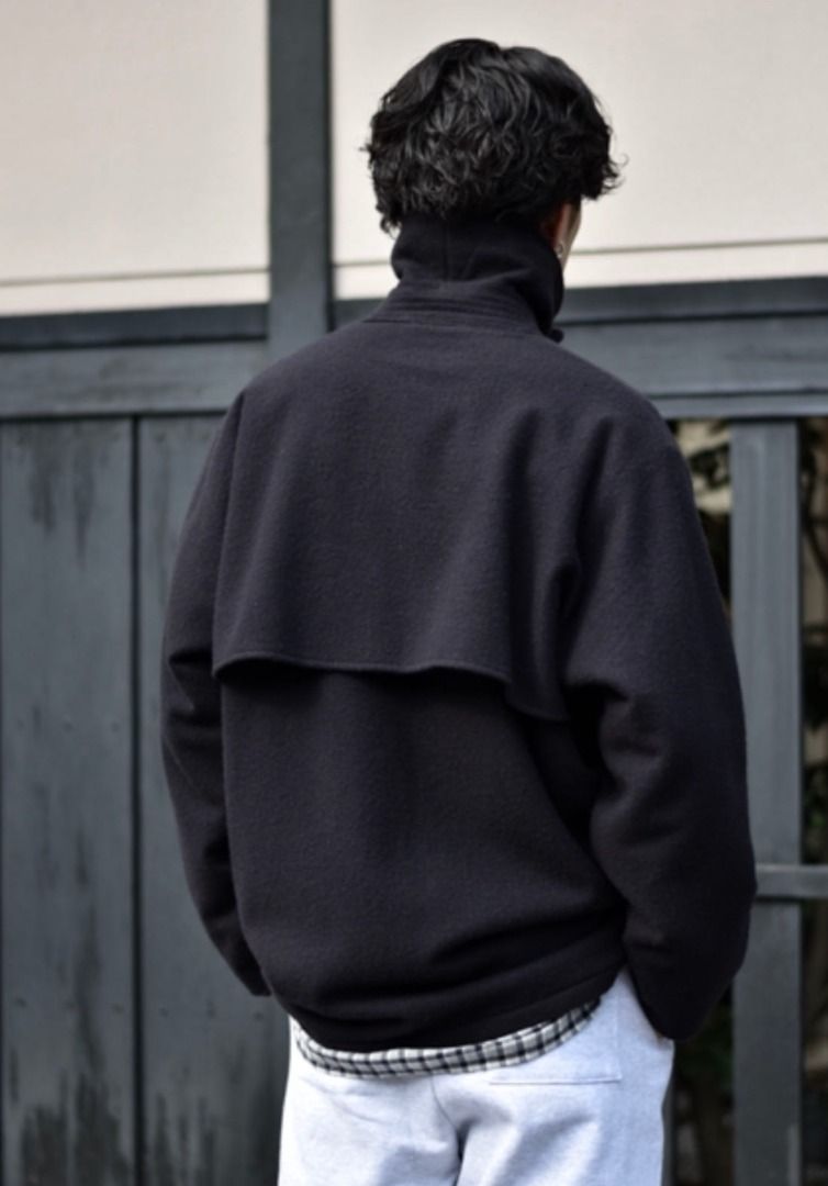 超保暖21AW COMOLI / ナッピングウールマッキノウクルーザーnavy 超保暖21AW COMOLI / ナッピングウールマッキノウクルーザーnavy