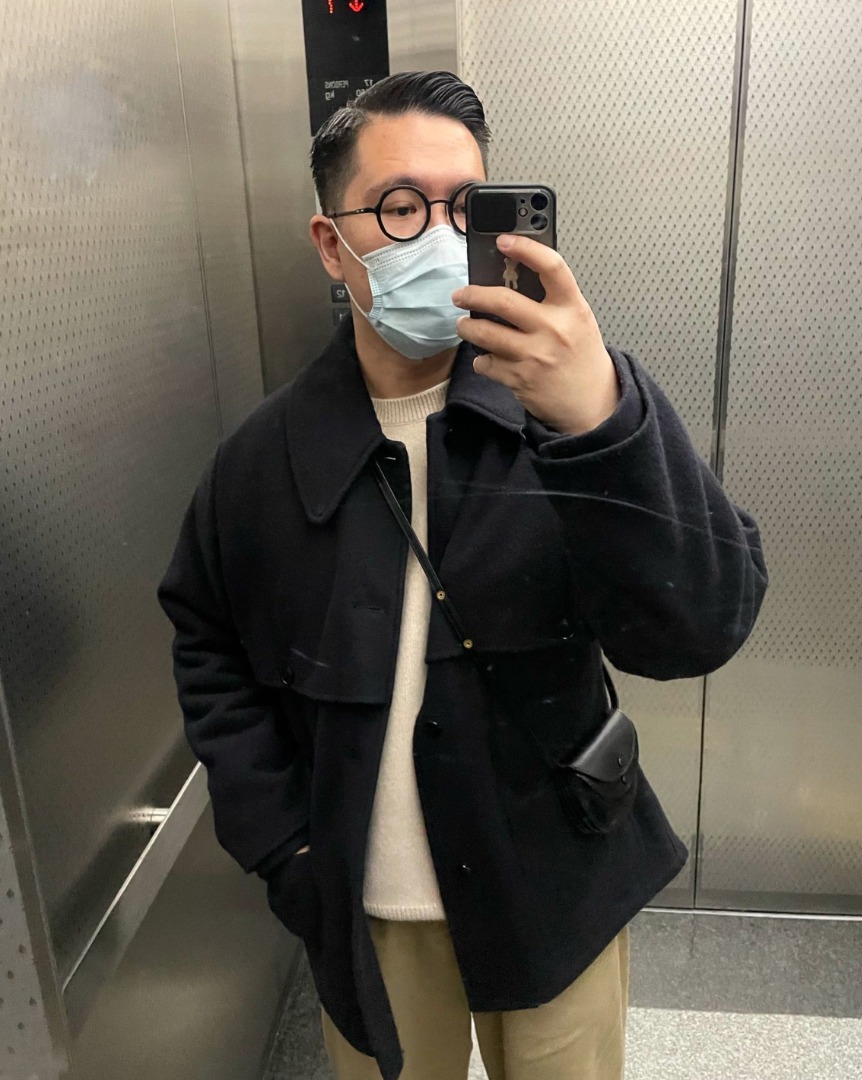 ナッピングウールマッキノウクルーザー 21AW 美品 comoli
