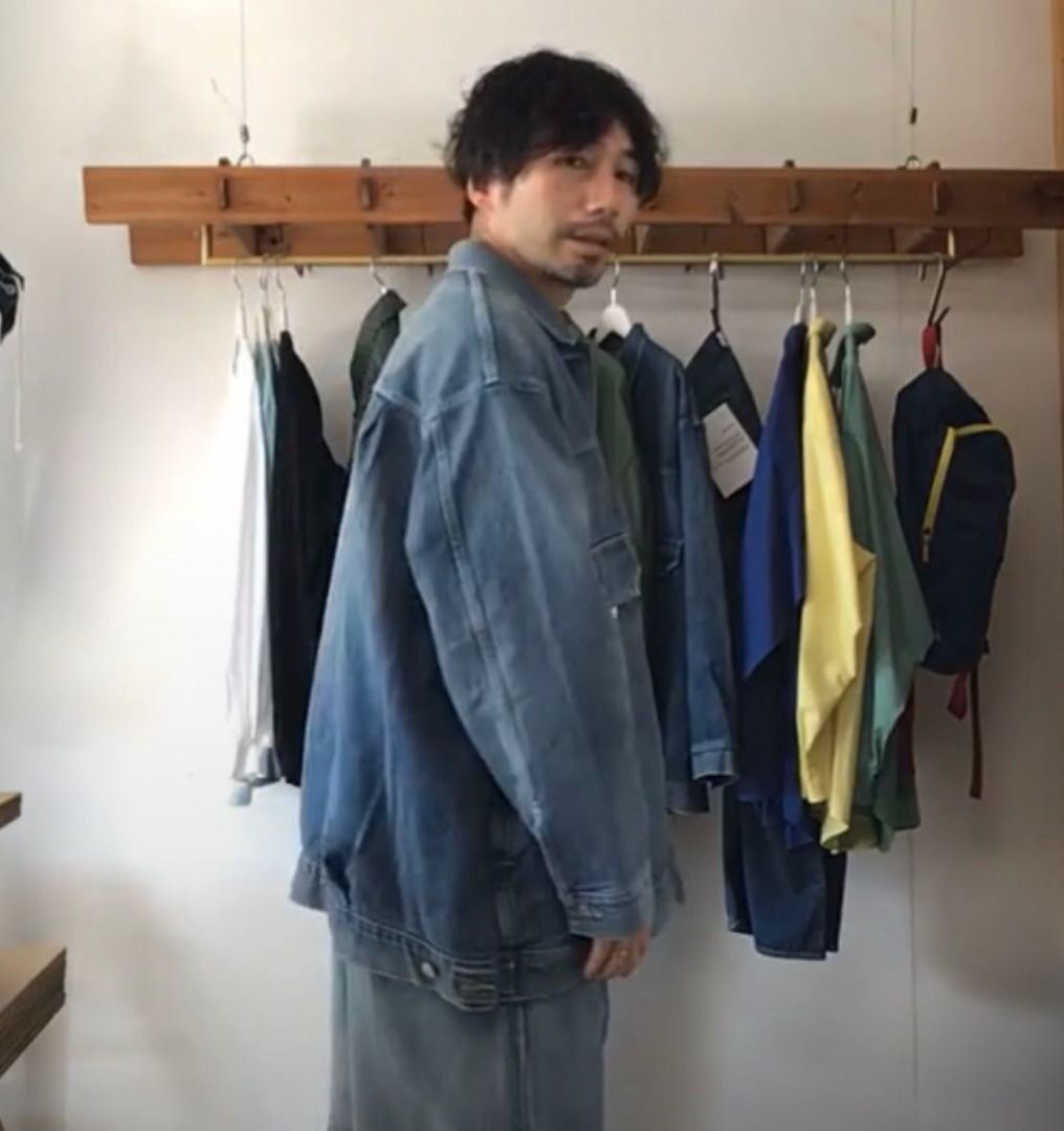 22SS Graphpaper Selvage Denim Jacket DARK FADE 1號