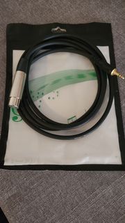 3.5mm to XLR Cable 6Ft, XLR Female to 3.5mm 1/8 Inch (Gold-Plated) Male Stereo Microphone Cord -2M