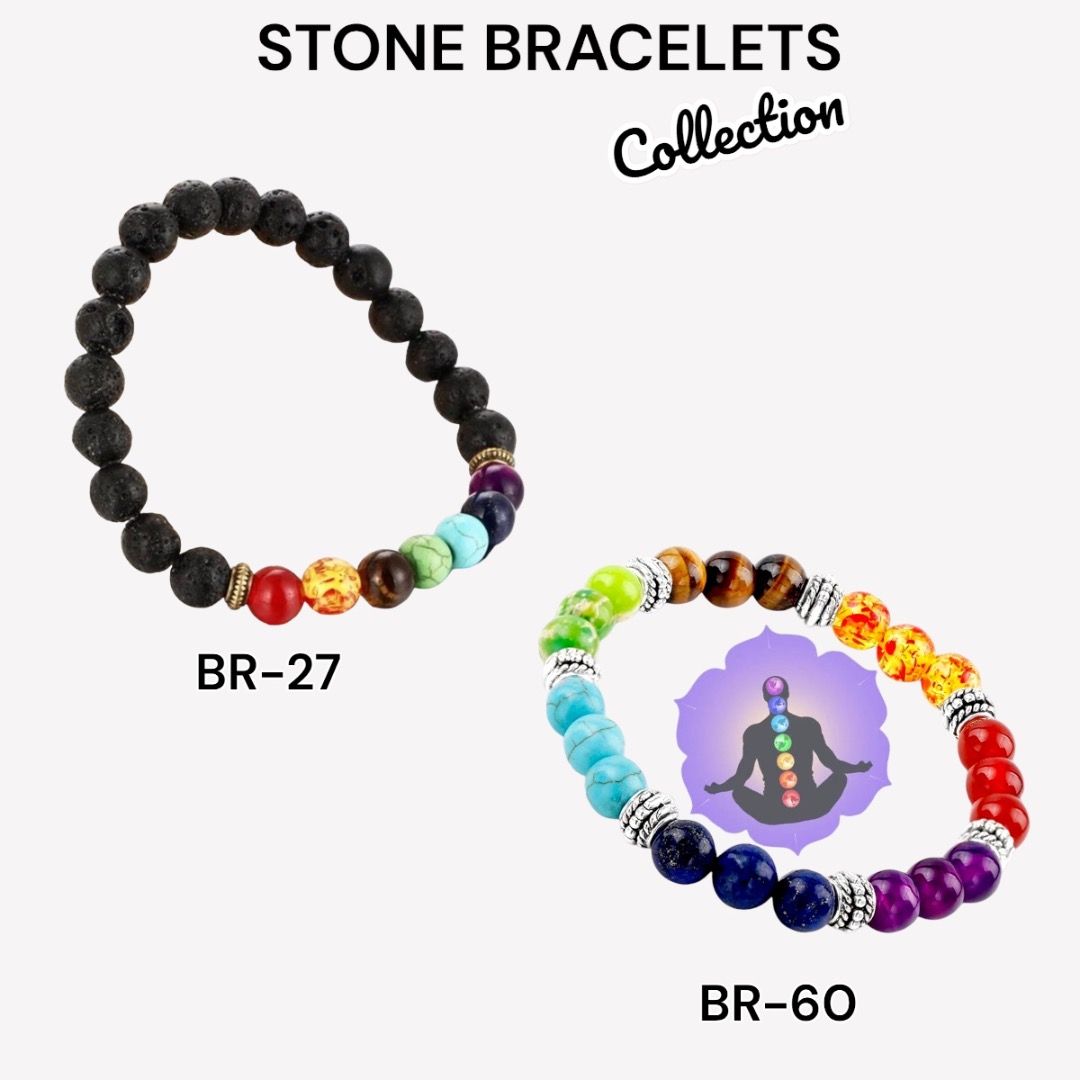 Real stones chakra outlet bracelet