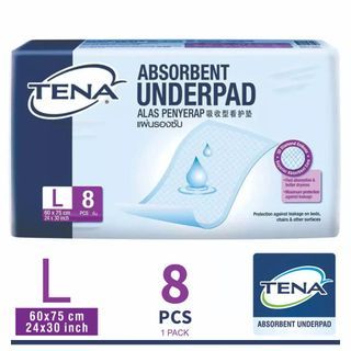 8pcs Tena Absorbent Underpad