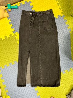 牛仔長裙