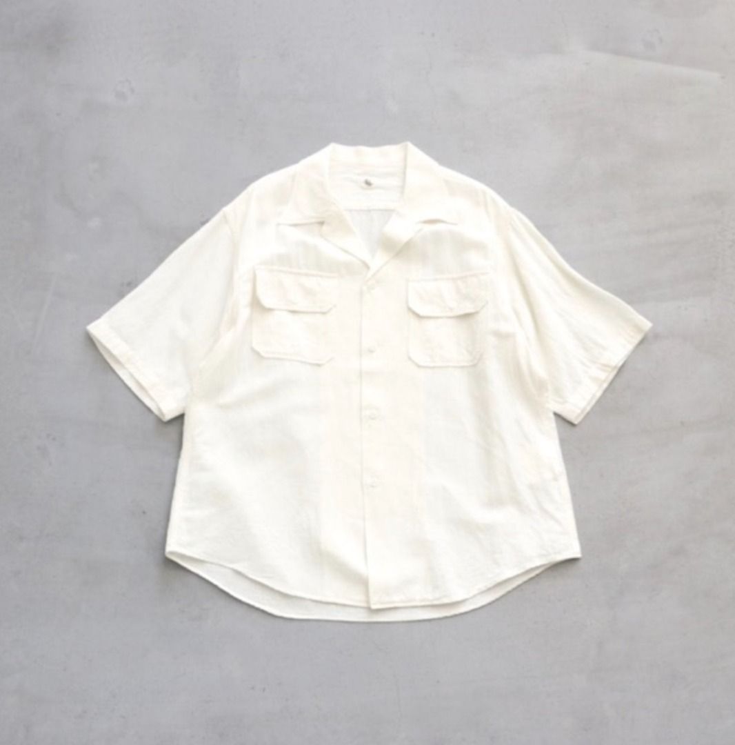 超級好物 2021SS KAPTAIN SUNSHINE Open Collar SS Shirt WHITE 40號