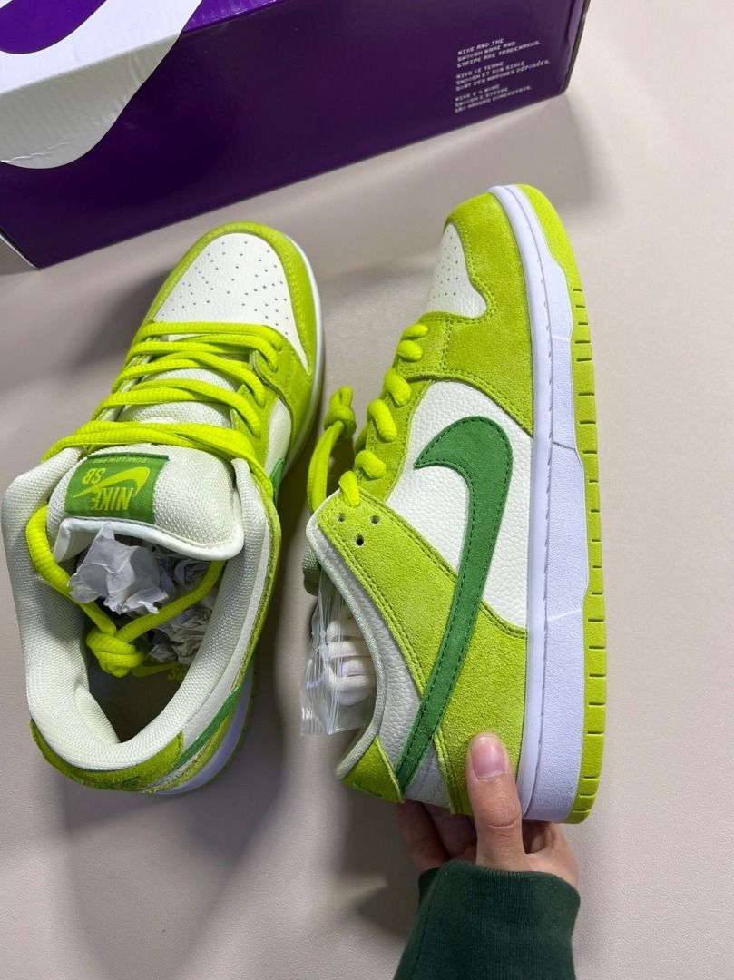 💯正貨全新Nike Dunk SB Low SB Pro“Sour Apple”青蘋果潮流復古防滑耐