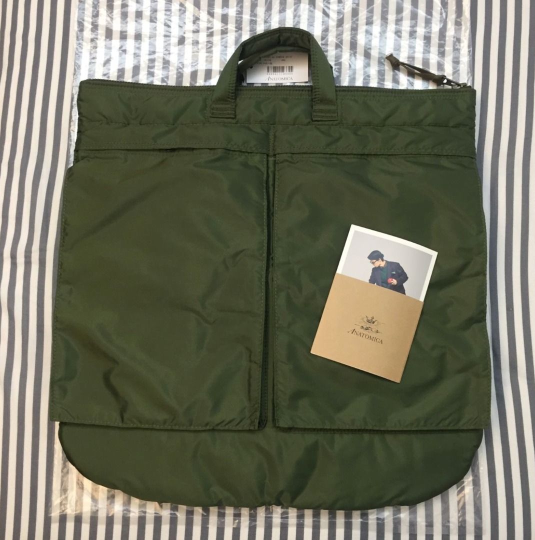 絕世好物Anatomica 八週年紀念版HELMET BAG by PORTER REGULAR軍 絕世好物Anatomica 八週年紀念版HELMET BAG by PORTER REGULAR軍