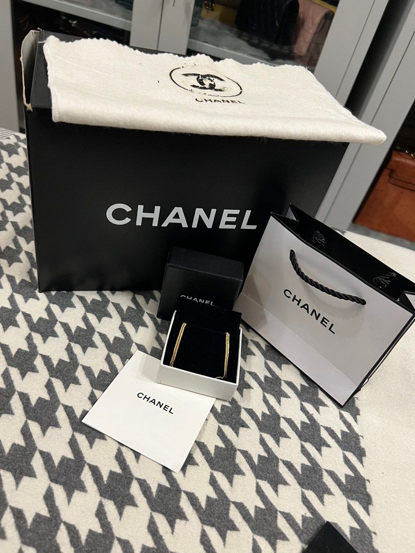 Authentic Chanel box dust bag Luxury Bags Wallets on Carousell
