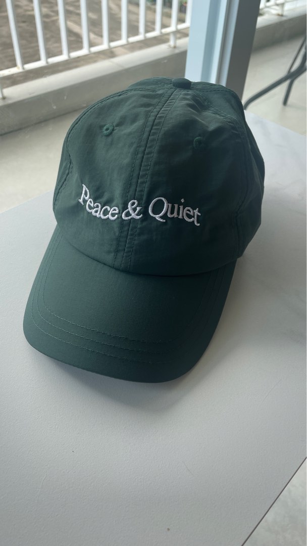 全新Cap帽peace & quiet, 男裝, 手錶及配件, 棒球帽、帽- Carousell