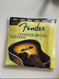 結他弦 Fender Phosphor Bronze Acoustic 60CL