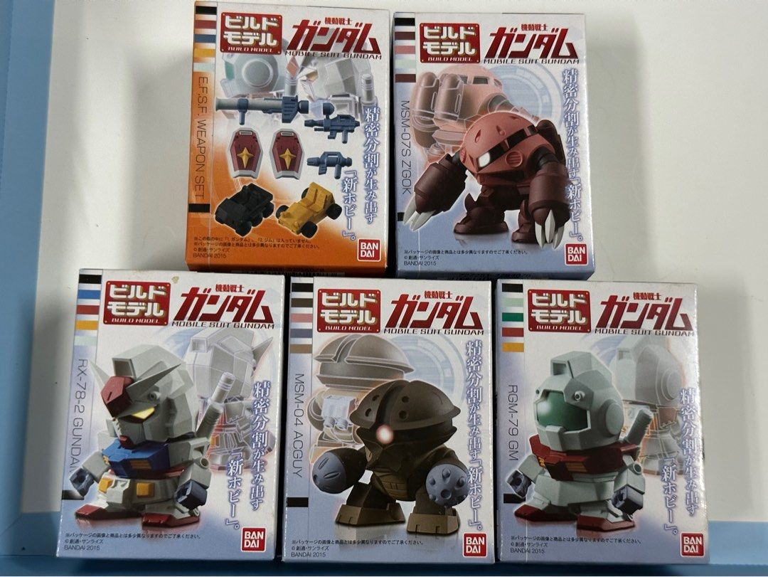 高達模型 盒蛋 Mobile Suit Gundam Build Model 元祖 吉姆 魔蟹, 興趣及遊戲, 玩具 & 遊戲類 ...