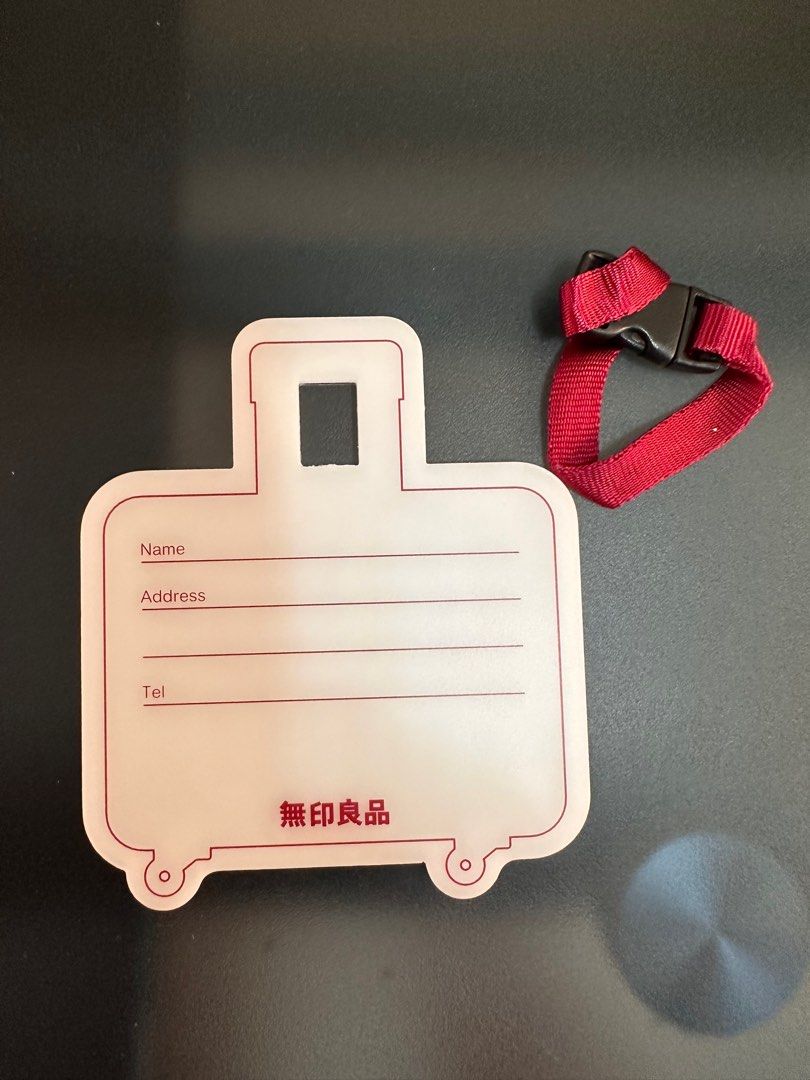 Muji luggage tag new arrivals