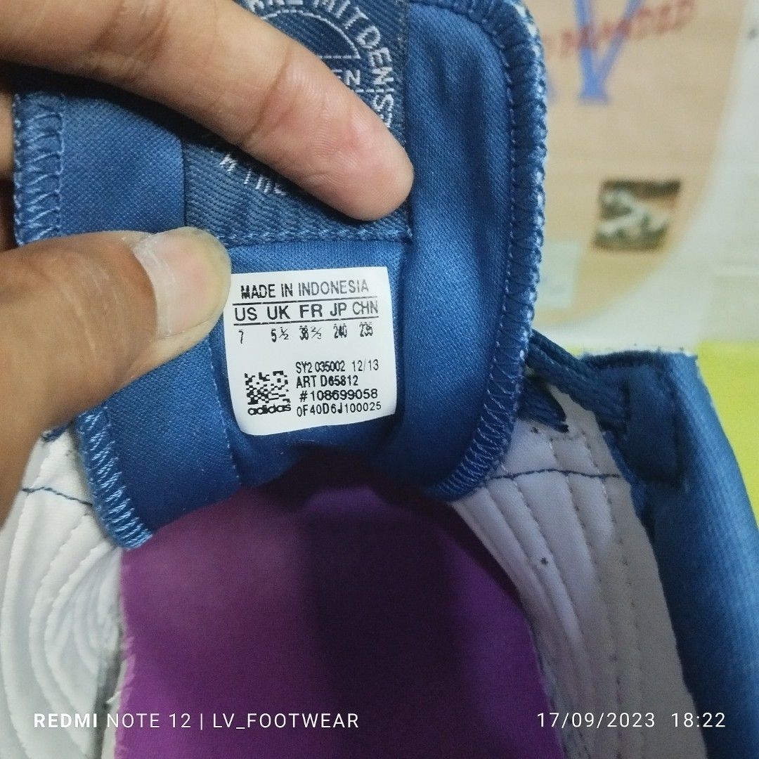 Adidas Dragon navy purple D65812 size 38 2 3