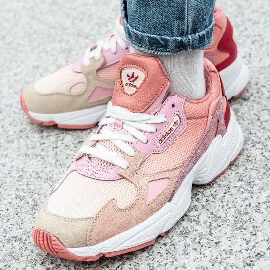 Adidas falcon best sale rosa
