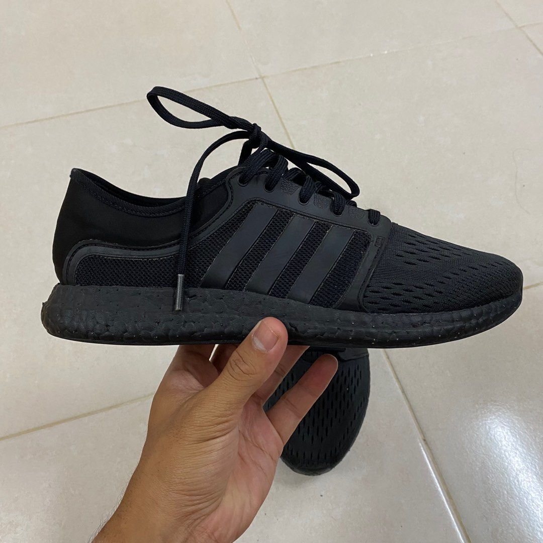 Adidas neo triple black sale