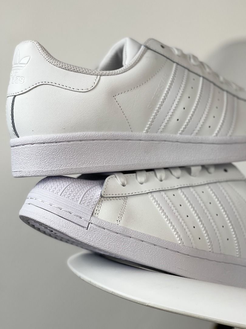 Shell toe sales white and silver